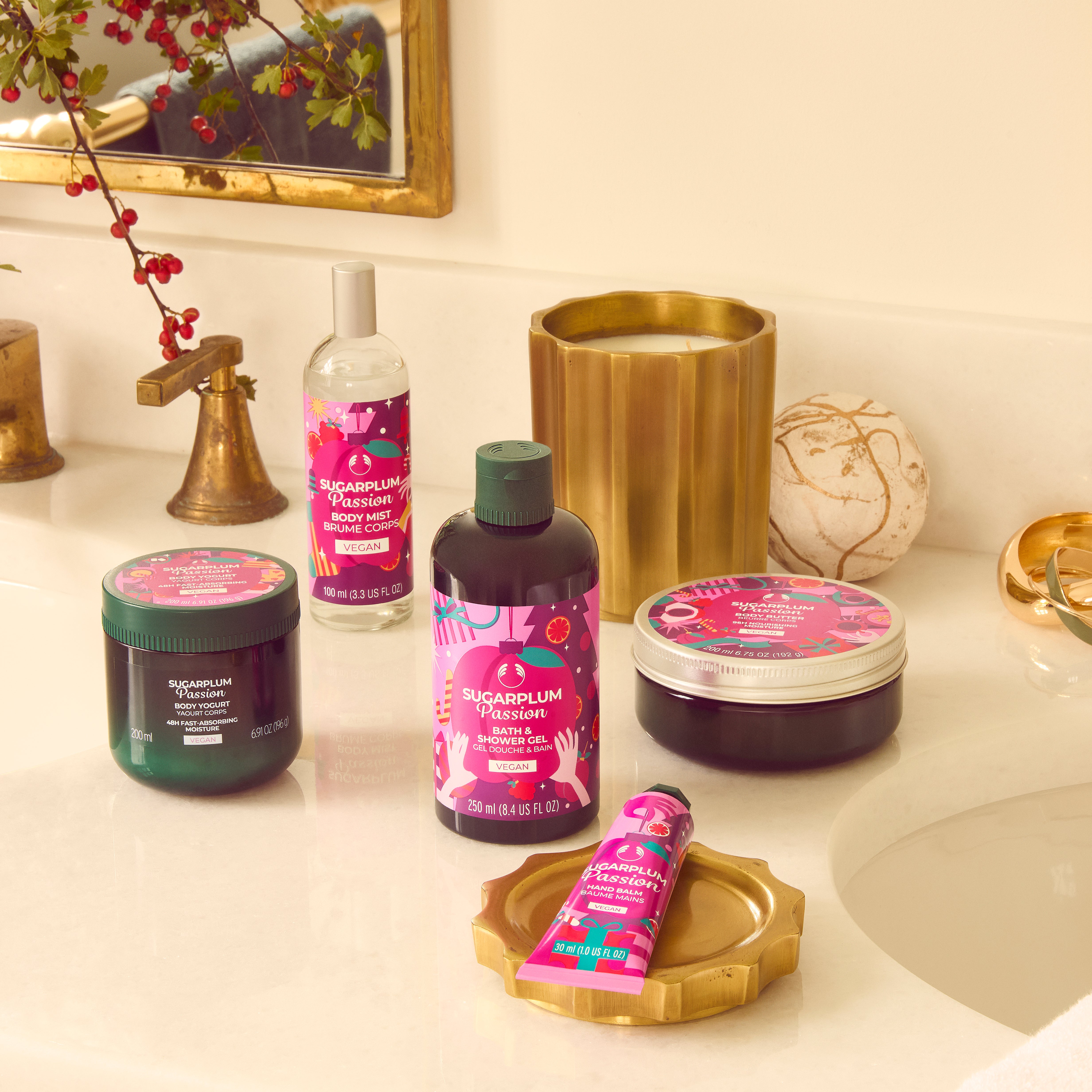 The Body Shop Sugarplum Passion Range