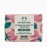British Rose Cleansing Face & Body Bar