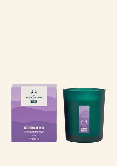 Sleep Lavender & Vetiver Relaxing Scented Candle