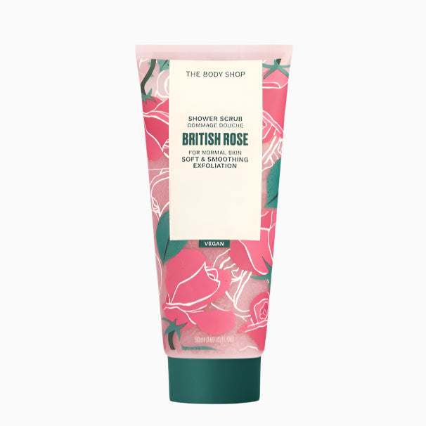 British Rose Shower Scrub