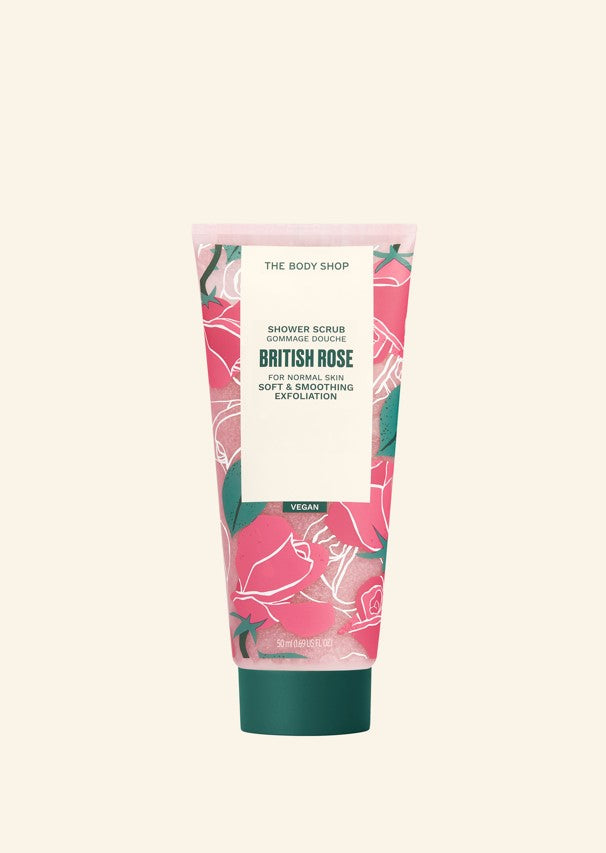 British Rose Shower Scrub