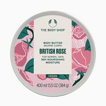 The Body Shop British Rose Body Butter 400ml body butter tub