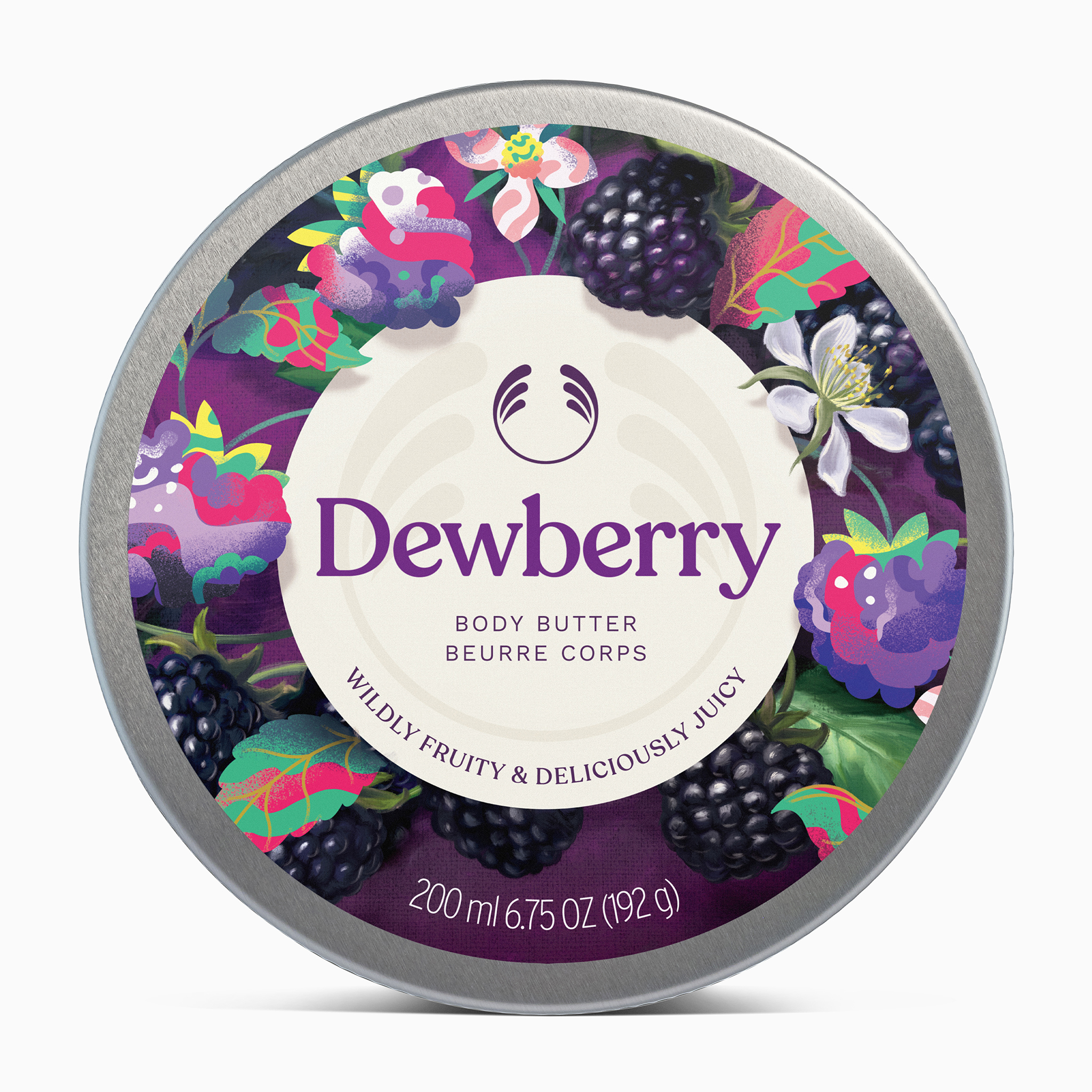 The Body Shop Dewberry Body Butter 200ml body butter tub