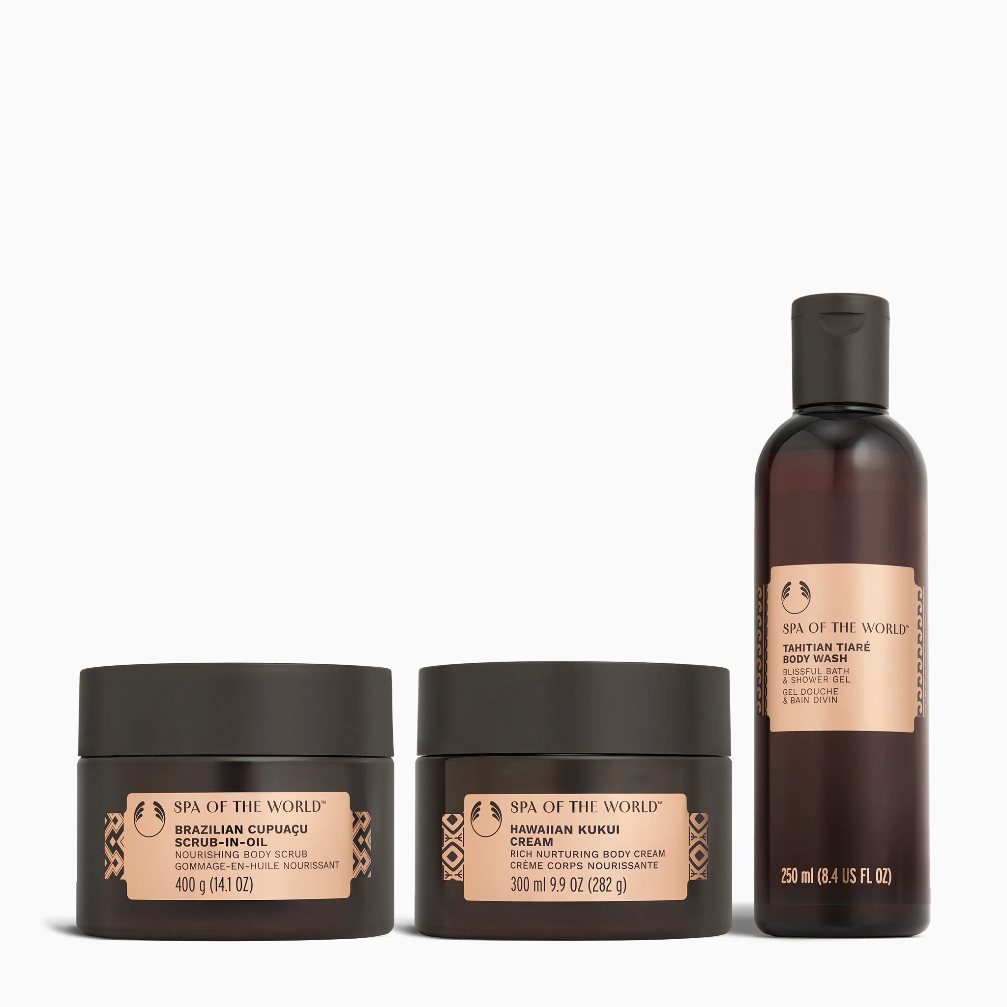 The Body Shop Spa of the World Body Care Scrub Collection gift set