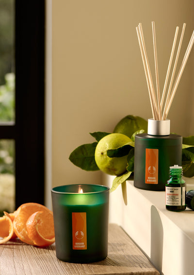 Boost Mandarin & Bergamot Uplifting Scented Candle